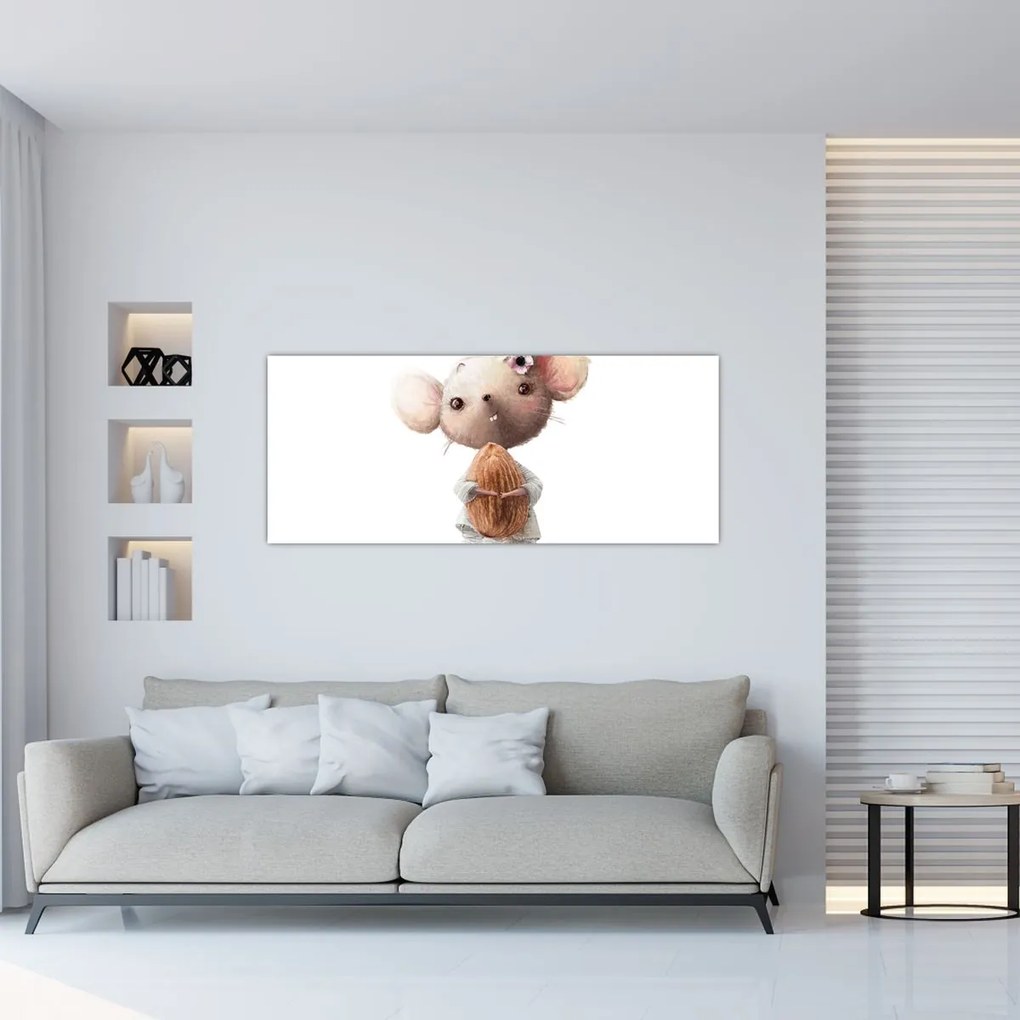 Tablou - Animăluț în acuarelă N⁰2 (120x50 cm)