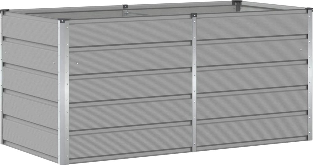 vidaXL Jardinieră Gri deschis 160 x 80 x 75 cm Oțel