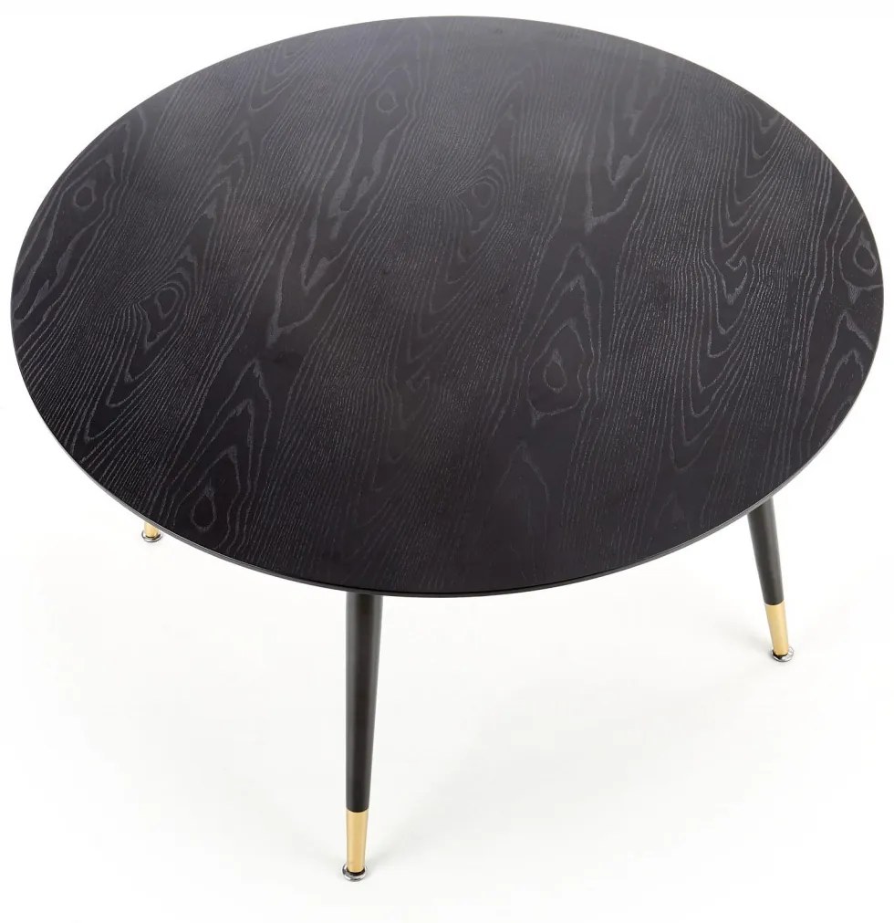 Masa Embos neagra - d120xh75 cm