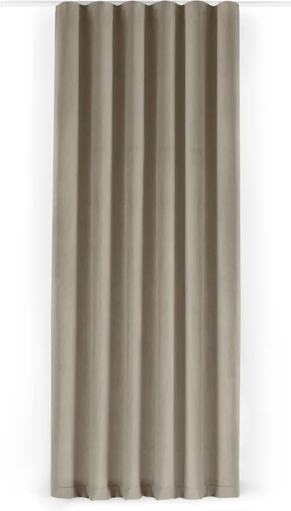 Draperie bej dimout (semi-opacă) din catifea 400x270 cm Velto – Filumi