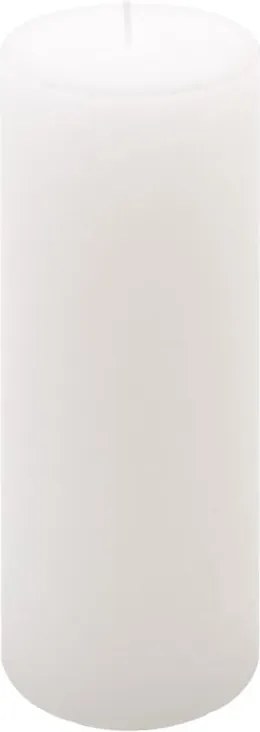 Set de lumânări rustice, 20 cm, Ø 7,5 cm, alb, 2 buc