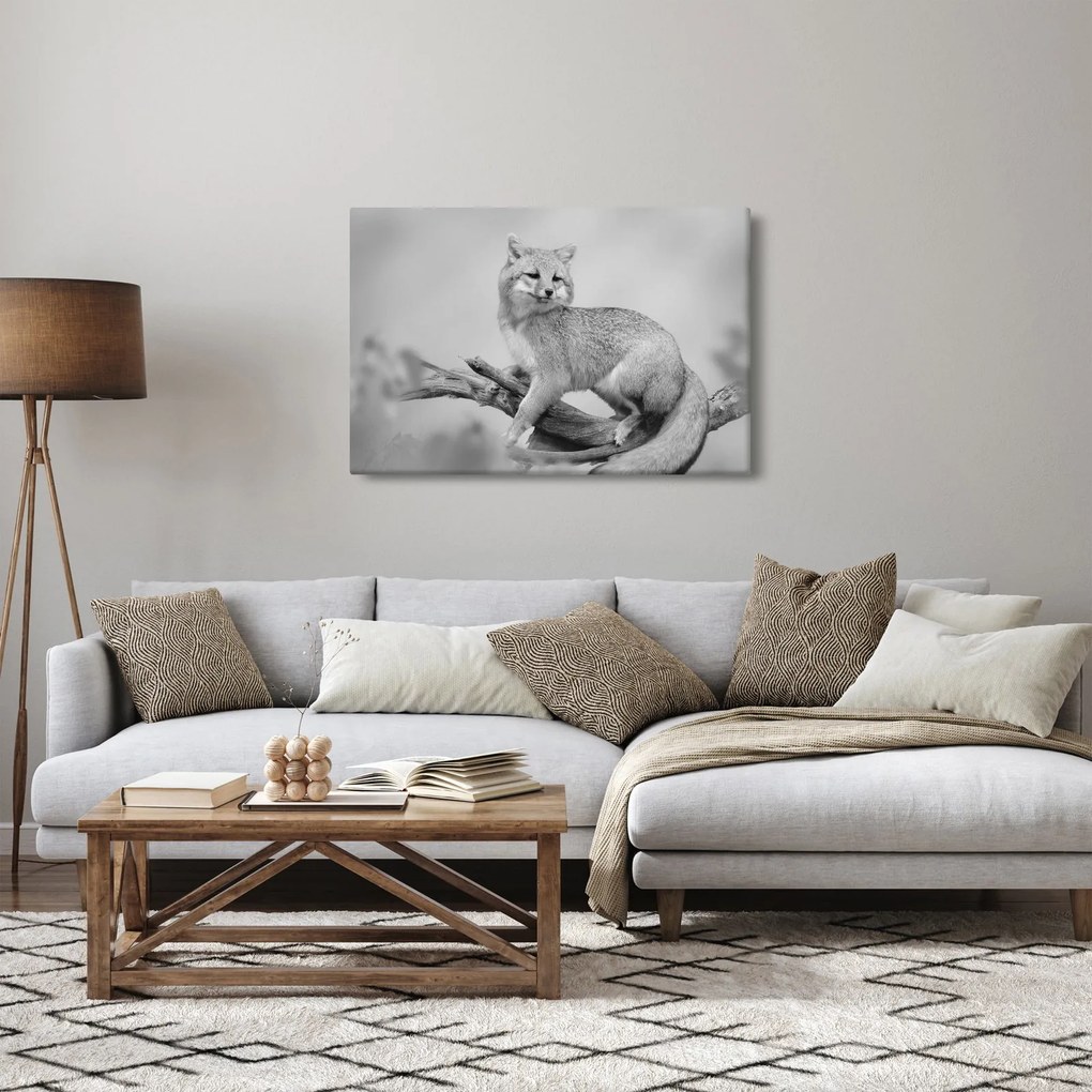 Tablou - Vulpe gri (90x60 cm)