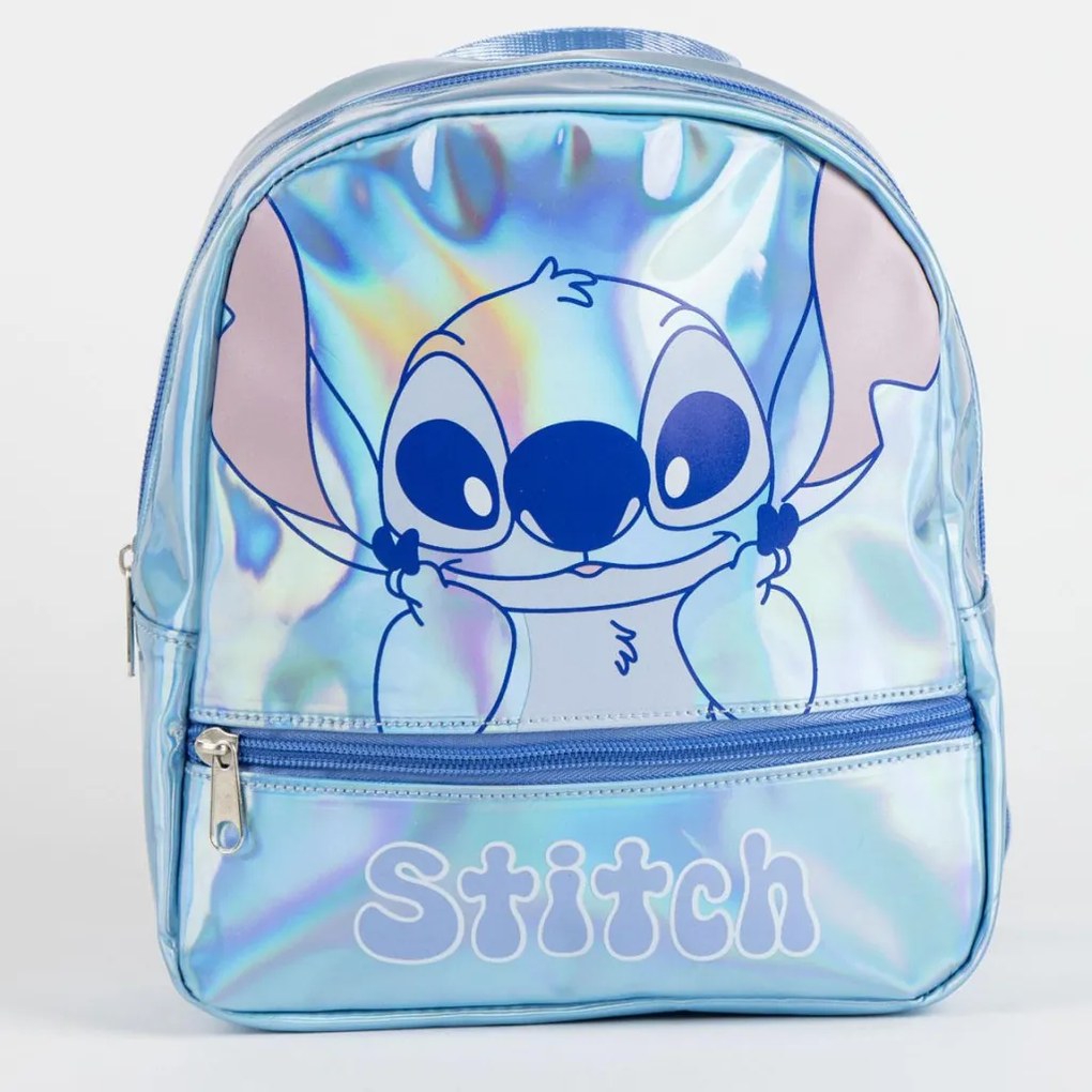 Disney Lilo și Stitch Iridiscente rucsac holografic, geantă 23 cm