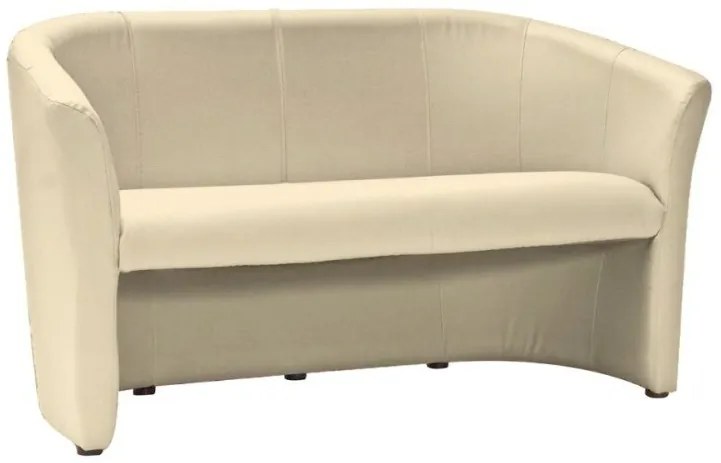Canapea TM-3 piele ecologica crem/wenge EK0