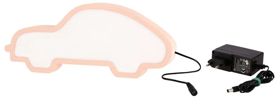 Veioză pentru copii roz Car – Candellux Lighting