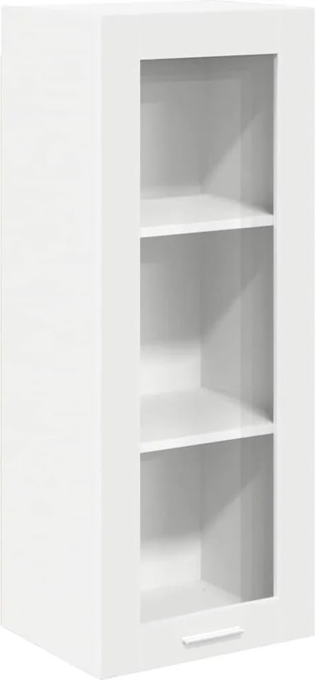vidaXL Dulap suspendat cu ușă Alb 40 x 31 x 100 cm Lemn compozit