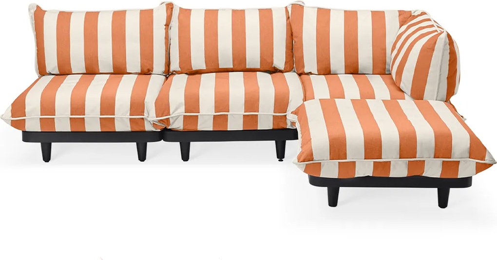 Set de grădină Paletti Large, culori multiple - Fatboy Culoare: portocaliu-crem cu dungi (adevărat)