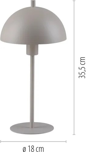 Lampă de masă ALI Schöner Wohnen 11726-39 1xE14/15W/230V, gri