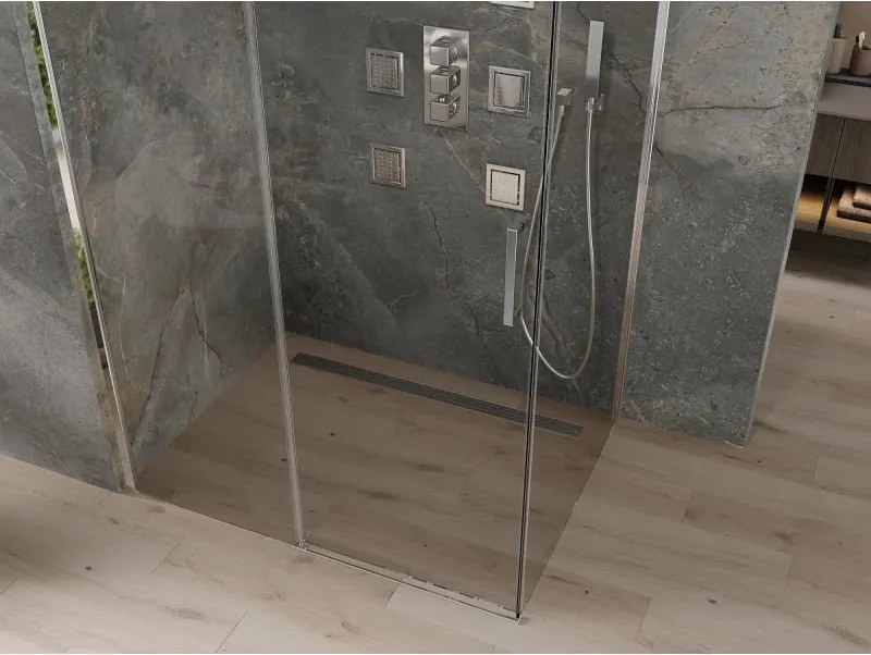 Mexen Omega cabină de duș glisantă 120 x 90 cm, transparentă, crom - 825-120-090-01-00