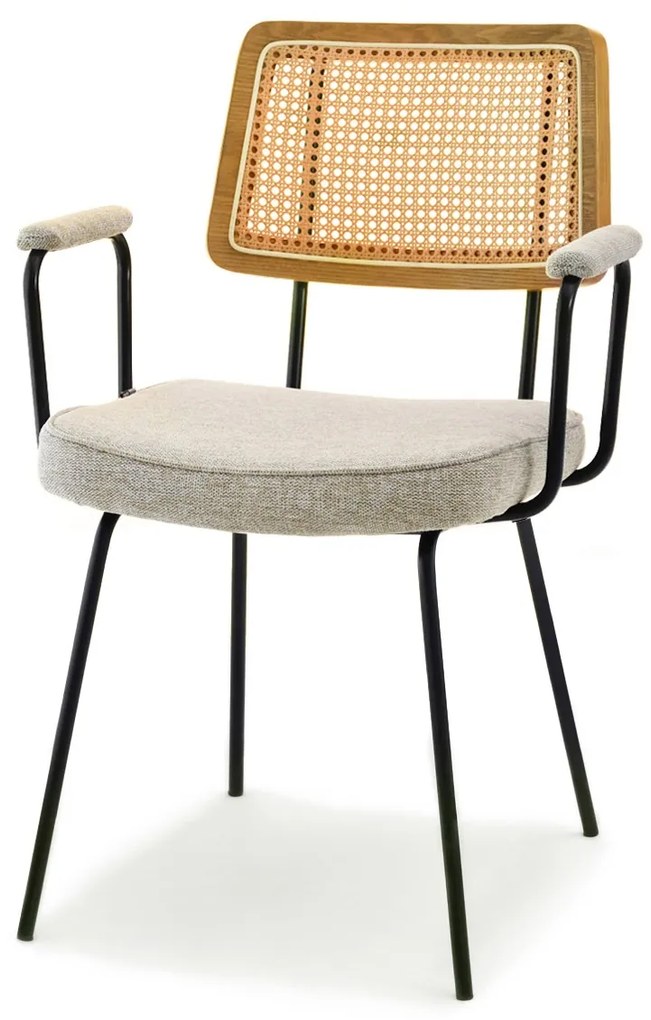 Scaun Cleo (stejar + negru). 1110976