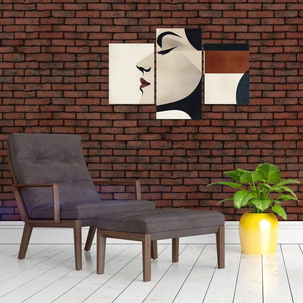 Tablou - Femeie din profil (90x60 cm)