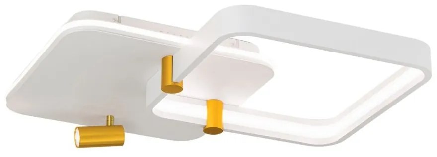 Plafoniera LED moderna GRACE alb/auriu