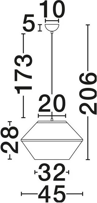 Lustra cu abajur stratifiat catifea Mustard cu hartie naturala VELISS