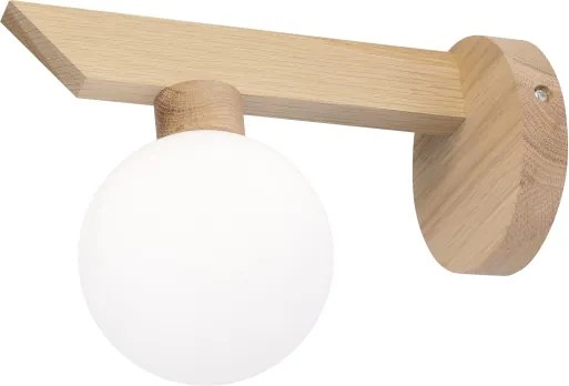 Aplica de perete ANTONIO 1xG9/5W/230V stejar/alb