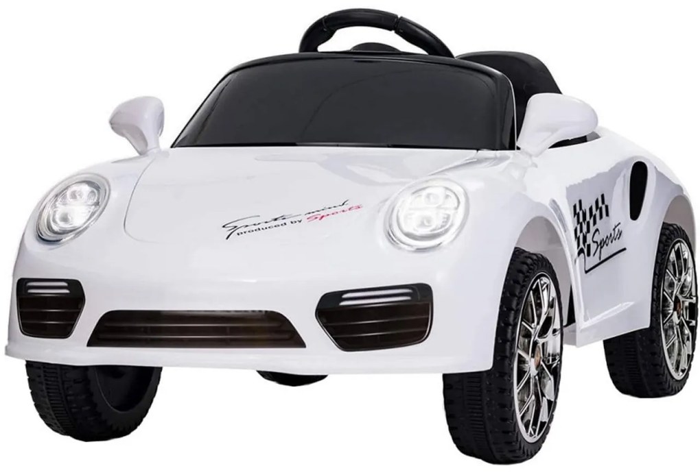 Masinuta Electrica cu acumulator pentru copii NOVOKIDS™ Beetle Mini Car, Cu telecomanda, Melodii si lumini, Max 30 kg, Usi cu deschidere, 2 Viteze,