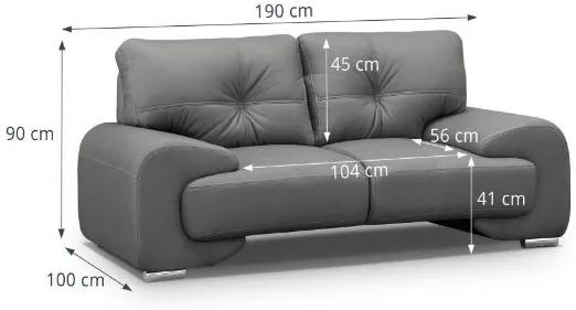 Set living cu 1 canapea 3 locuri, 1 canapea 2 locuri si 1 fotoliu cara