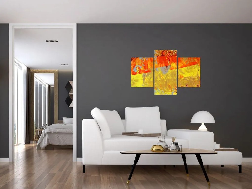 Tablou cu abstracție - pictura (90x60 cm)