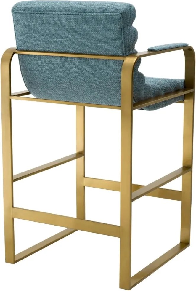 Scaun de bar elegant design LUX Counter Olsen, scalea blue