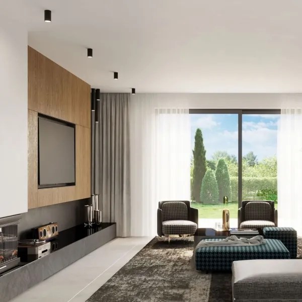 Spot LAGOS 1xGU10/40W/230V 20 cm negru Sollux SL.1001