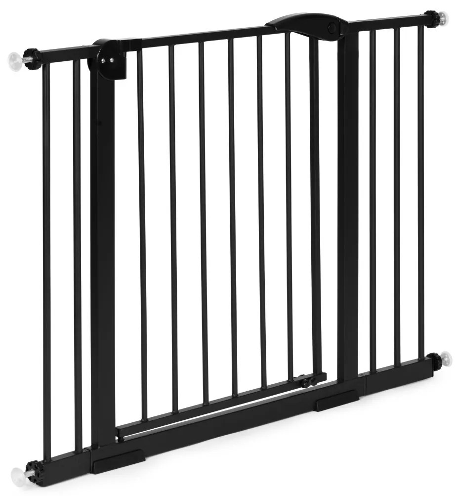 Șină de siguranță 74-105 cm pentru scări și uși din metal și lemn negru