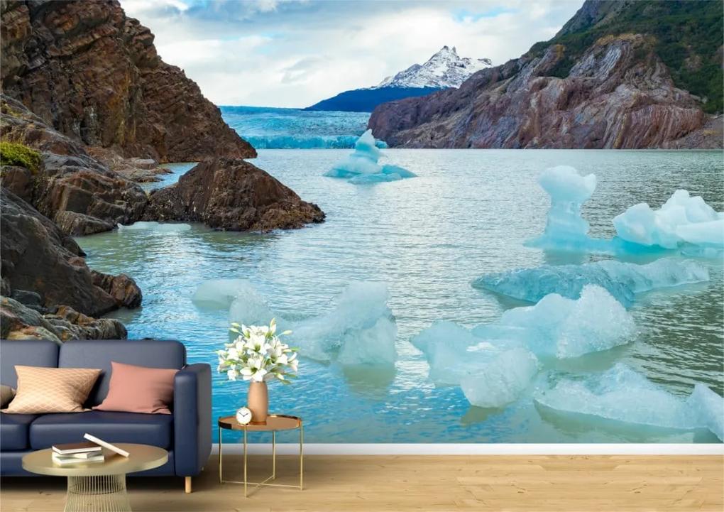 Tapet Premium Canvas - Micul iceberg din Patagonia