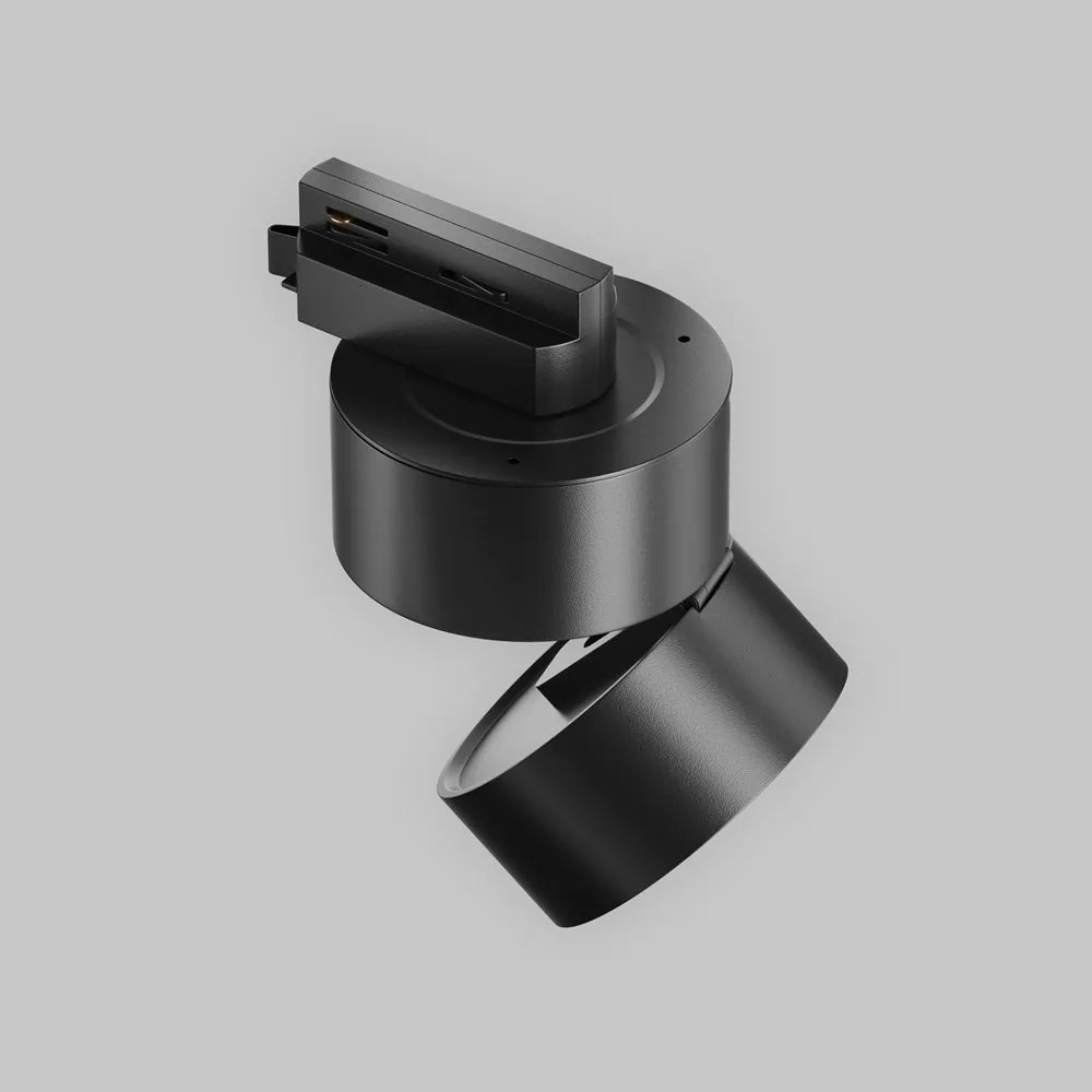 Spot LED, accesoriu pentru sinele monofazate Unity, ONDA 3000K negru