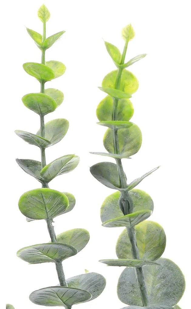Plantă artificială Eucalipt verde, 19 x 19 x 39 cm