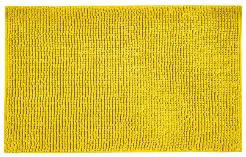 Covoraș de baie galben din material textil 50x80 cm Chenille – Allstar