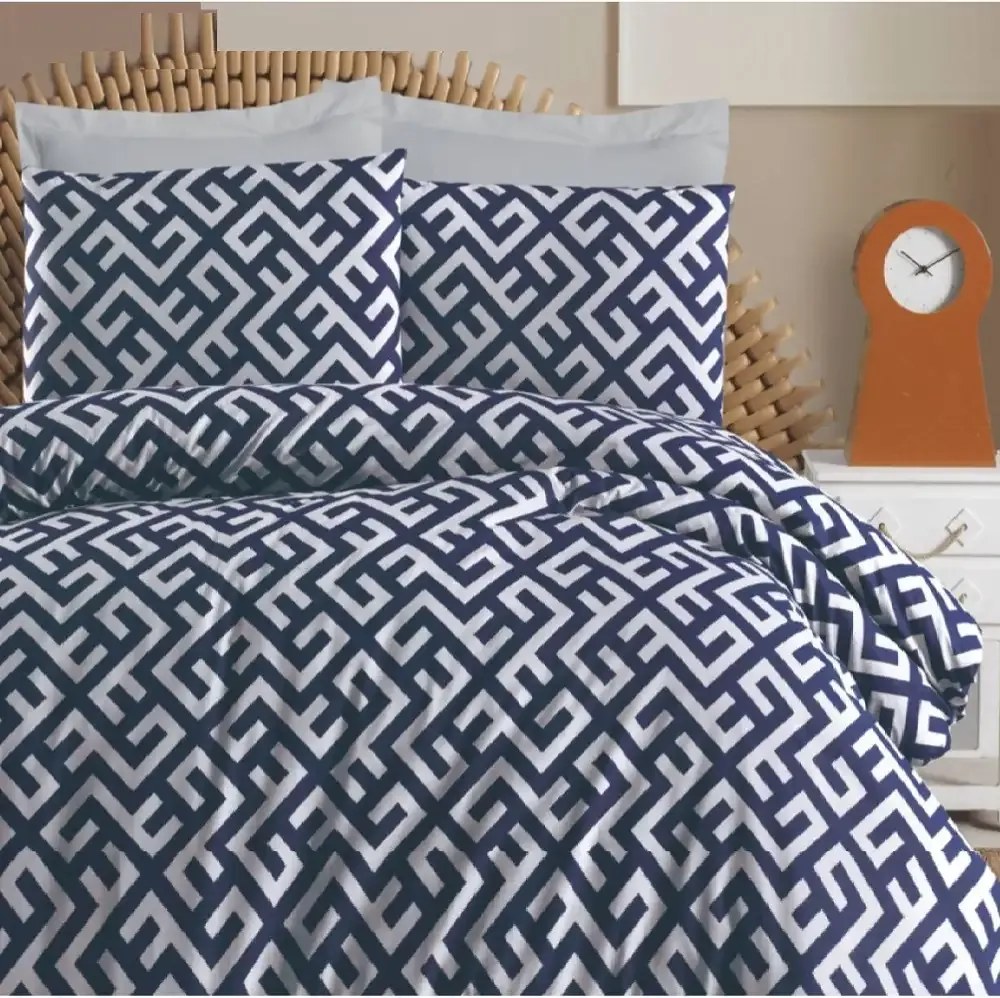 Set lenjerie pentru 1 persoane  din bumbac satinat 220 cm