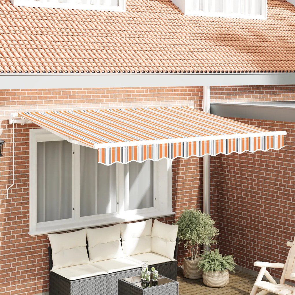 vidaXL Material de înlocuire pentru copertină Multicolour 350 x 200 cm