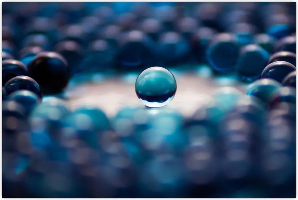 Tablou - Bile albastre (90x60 cm)