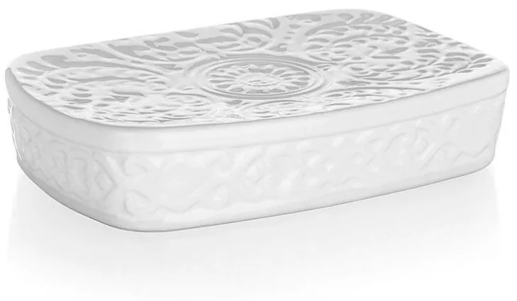 Săpunieră ceramică albă