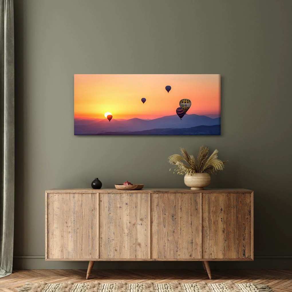 Tablou cu baloane de aer cald (120x50 cm)