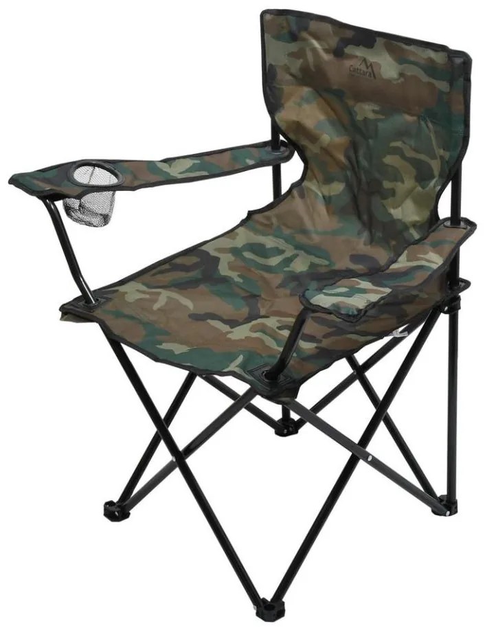 Scaun camping pliabil camuflaj