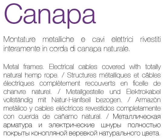 Lustra design rustic CANAPA SP6 134826
