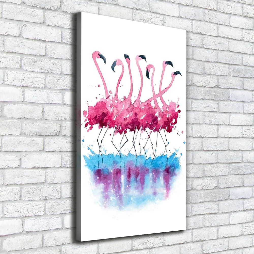 Print pe canvas Flamingos