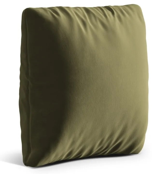 Pernă pentru canapea verde cu tapițerie din catifea Kemi – Cosmopolitan Design