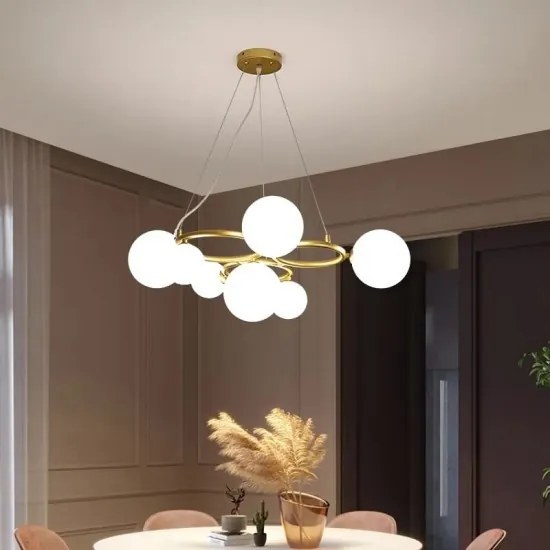 Lustra Isa Gold, 7 globuri