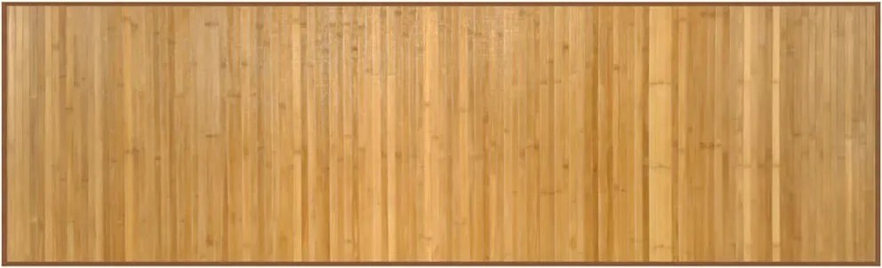vidaXL Covor dreptunghiular, natural, 60x200 cm, bambus