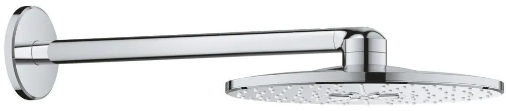 Palarie dus fix Grohe Rainshower 310 SmartActive, O31 cm cu brat, montaj pe perete, crom