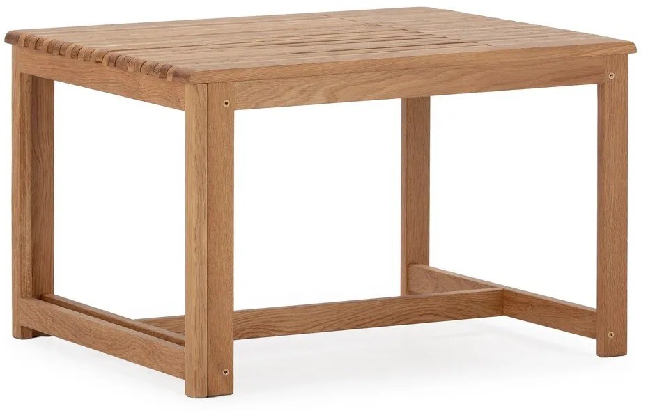Măsuță de cafea în culoare naturală din lemn de stejar 60x70 cm Unai – MOME