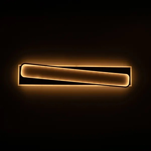 Brilagi - plafonieră LED dimabilă OUTLINE LED/90W/230V 18x100 cm alb/negru +telecomandă