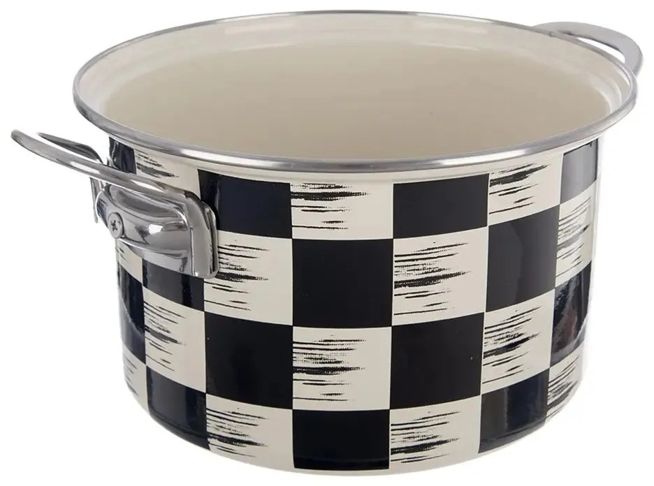 Orion Oală emailată Șah Lem, 3 l, diametru 20 cm