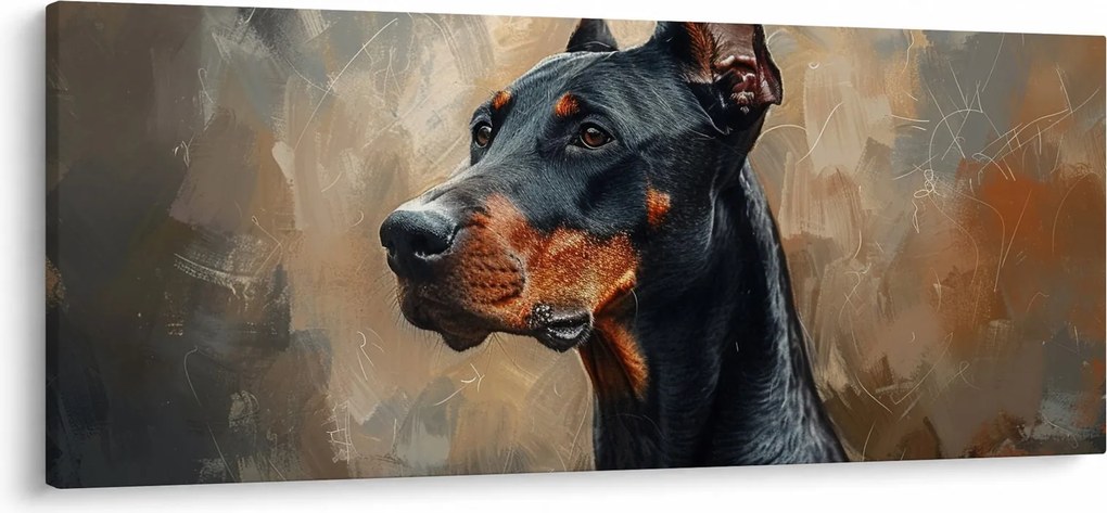 Tablou - Portretul lui Dobrman (120x50 cm)