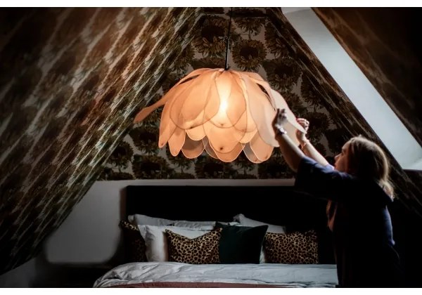 Lustră pe cablu ByRydens 4202270-5507 LOU LOU 1xE27/5W/230V bej