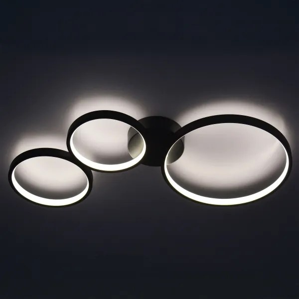 Plafonieră LED FLAMENCO LED/33W/230V 4000K negru