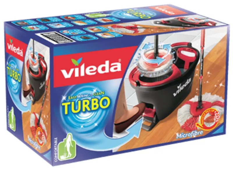 Set Mop Rotativ Vileda Turbo cu Galeata