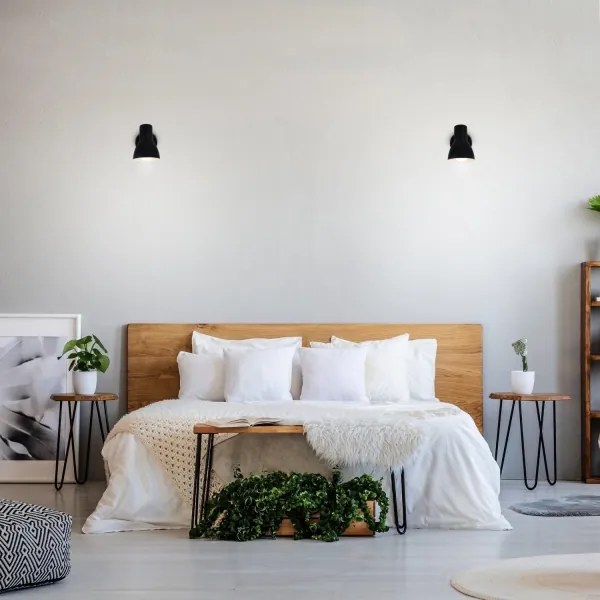 Spot de perete Briloner 10698889 1xE14/25W/230V negru