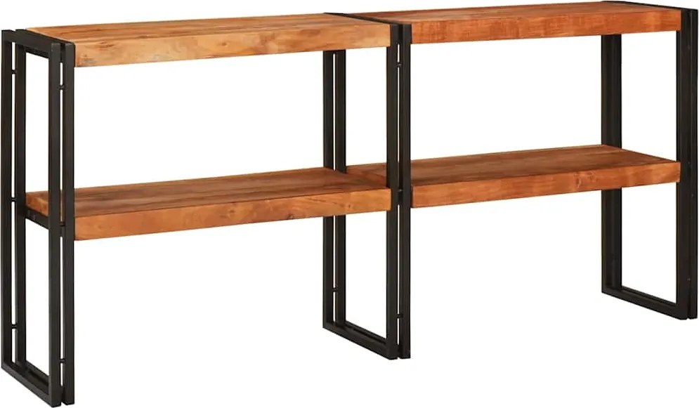 vidaXL Masă de consolă Maro 160 x 33 x 75 cm Lemn Solid de Acacia