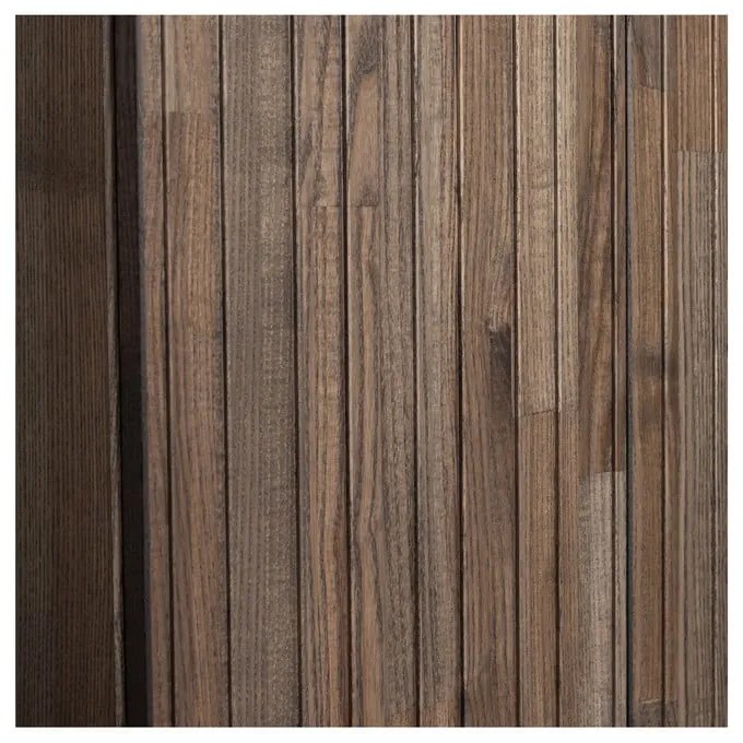 Șifonier maro cu aspect de lemn de frasin 60x210x42 cm Gravure – WOOOD